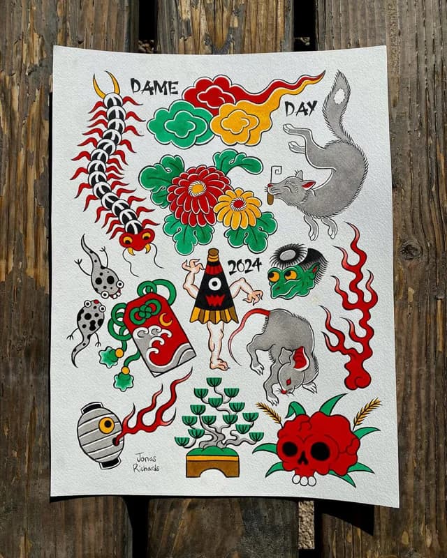 Tattoo artwork [object Object]