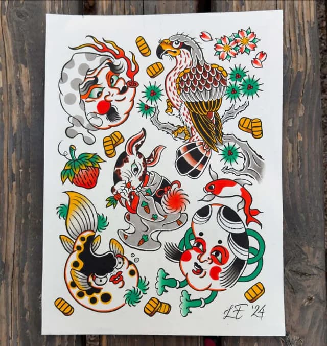 Tattoo artwork [object Object]