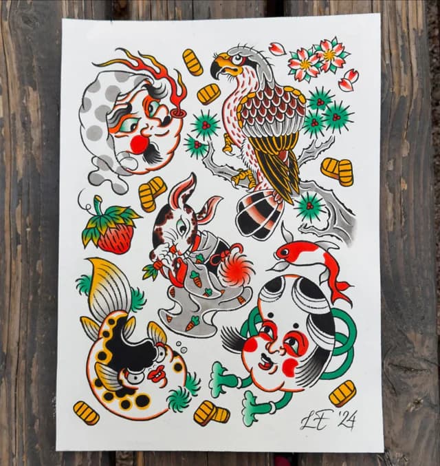 Tattoo artwork [object Object]